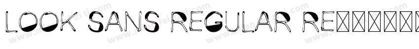 Look Sans Regular Re字体转换